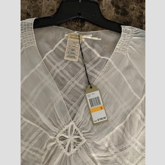 MAX STUDIO Special Edition. 100% Silk Sheer Blouse - Picture 4 of 7